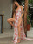 Floral Print Maxi Beach Holiday Dress Beach Dress MISS ORD 
