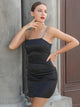 Short Black Party Bodycon Dress