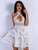 Sexy White Hollow A-Line Summer Dresses Women Dresses MISS ORD 