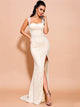 Elegant Sweatheart Lace Cover Evening Dress