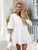 Flare Sleeve Cotton - White
