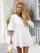 Flare Sleeve Cotton - White