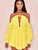 Criss-Crossing Neckline Mini Dresses MISS ORD 