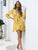 Rayon Sunflower Dress Keep You Smile - Yellow