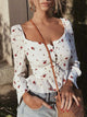 Do You Love Me Vintage Ruffle Blouse Shirt - White