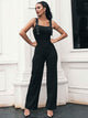 Leyla Black High Waist Jumpsuit - Black
