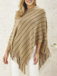 Remember You For Life Tassel Cloak Sweater - Khaki
