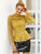 Slim Lace Ruffles Long Sleeve - White/Yellow