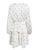 Elegant High Waist Mini Dress - White