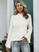 Naive Turtle Neck Jumper - White