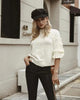 Amelie Casual Knitted Sweater - White