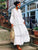 Long White A-Line Casual Dresses MISS ORD 