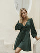 Come To Bed Short Dress - Pink/Green