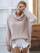 Carla Beading Turtleneck Pearl Sweater - Pink Purple