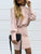 Classic City Girl Backless Dresses - Pink