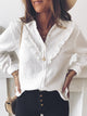 Yup Im Ready Blouse Shirt - White