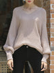 Hugging Pullover Sweater - Pink