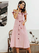 Sexy Off Shoulder Ruffle Dress - Multicolor