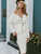 Sexy Front Mature Back Perfect Sweater - White