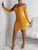 Make Me Look Sexy Bodycon Dress - Yellow/Red