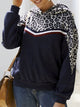 Leopard Weekend Relax Sweatshirt- Multicolor