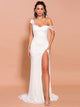 Lace Mesh Long Formal Dress Wedding Guest Dress