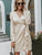 Will Be There Silky Mini Dress - Beige