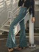 All About Long Leg Flare Pants - Blue