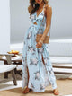 Sexy Floral Print Dress - Muliticolor