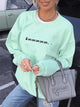 Georgia Missdresse Sweatshirt - Green