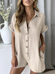 Home Relaxing Romper Playsuits - Multicolor
