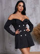 MISSDRESSE Off Shoulder Dress - Black