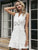 Counting The Day Blazer Dress - White