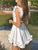 Walk By My Side Solid Dress - White