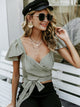 Safari Crop Tops - Green