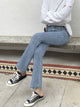 Long Beautiful Legs Flare Jeans - Blue