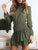 Turtleneck Polka Dot Dress - Multicolor