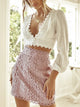 Melina Casual Skirt - Pink/Green