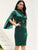 I Am Elegant In This Midi Dress - Dark Green