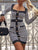 Like To Be In Squares Dress - Black