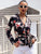 Bella Sash Summer Blouse Shirt - Black