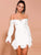 Sweetheart Off Shoulder Lantern Sleeve Short Dress Women Dresses MISSORDDREAM 