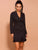 Ruffled Black Tuxedo Dresses MISS ORD 