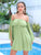Off Shoulder Slit Sleeves Short A-Line Dresses MISS ORD 