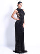 O Neck Sequin Elegant Prom Dress