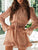 Dot Print Long Sleeve Short Chiffon Sundress Women Dresses MISS ORD 