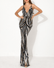 Sexy Night Bodycon Deep V Neck Cocktail Dress