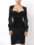 Way To Go Bodycon Dress - Black/Burgundy