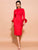 2019 Charming Midi Red Dresses MISS ORD 