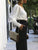 V Neck Blouse Shirt - White